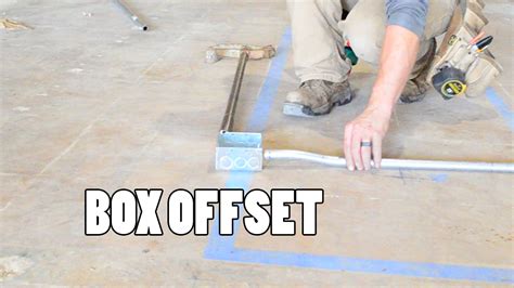 4 electrical box conduit offset|how to bend conduit offset.